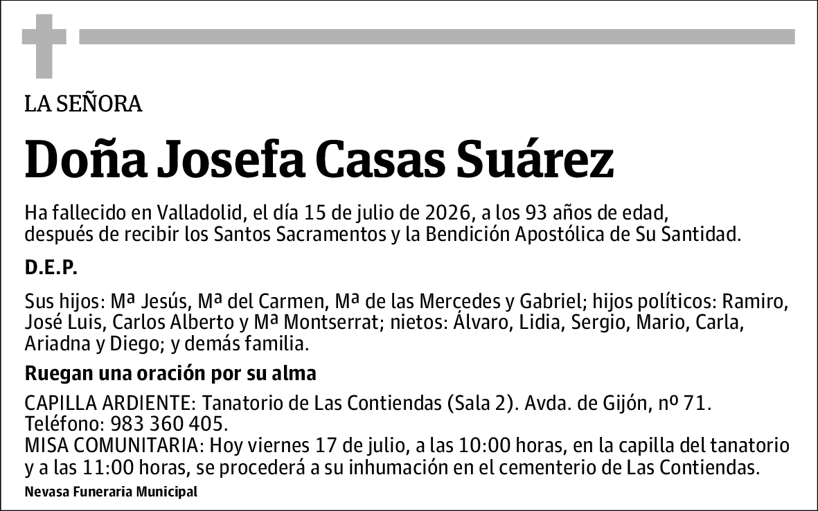 Josefa Casas Suárez