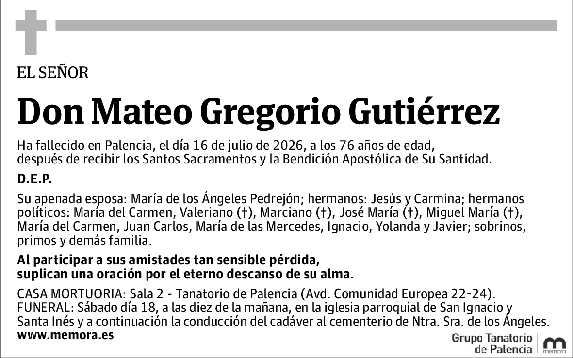 Mateo Gregorio Gutiérrez