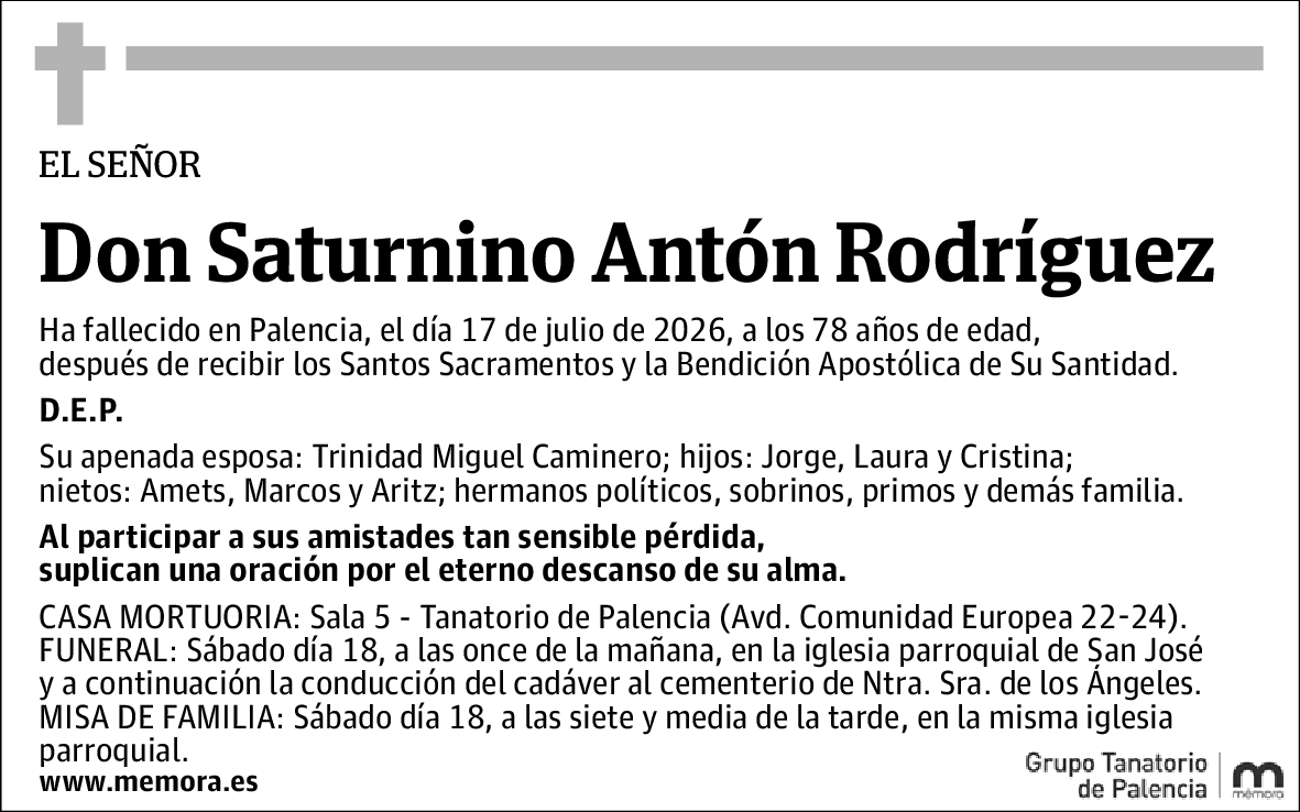 Saturnino Antón Rodríguez