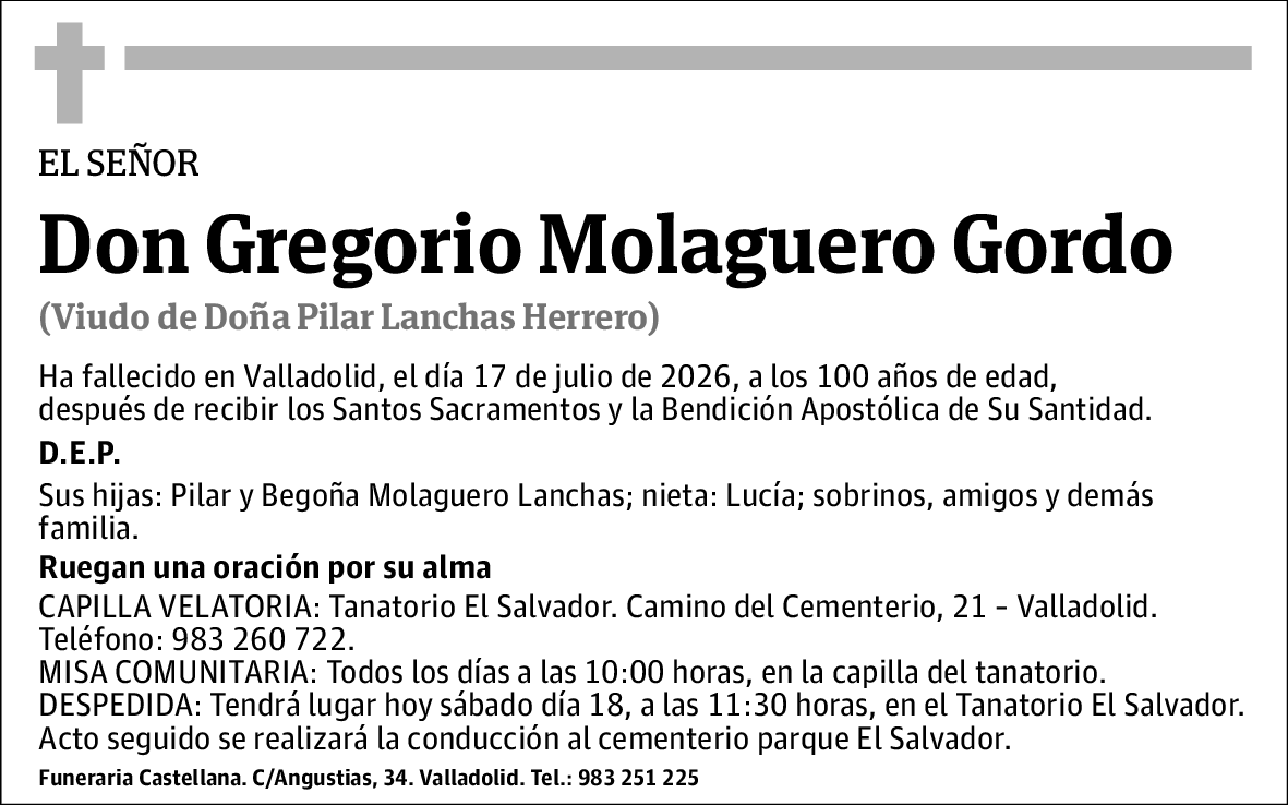 Gregorio Molaguero Gordo
