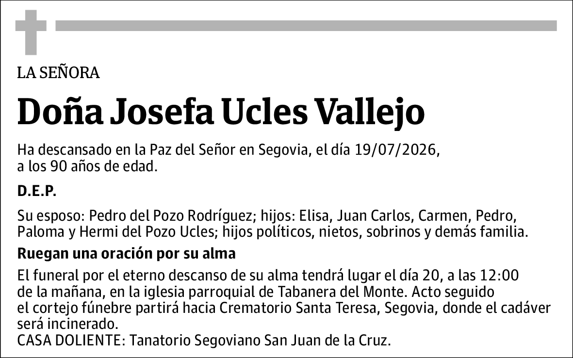 Josefa Ucles Vallejo