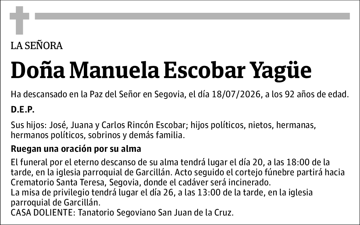 Manuela Escobar Yagüe