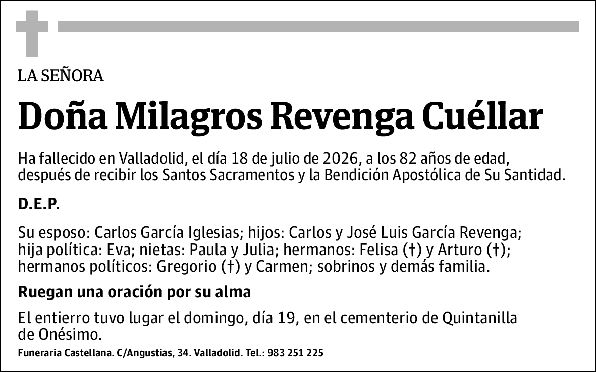 Milagros Revenga Cuéllar