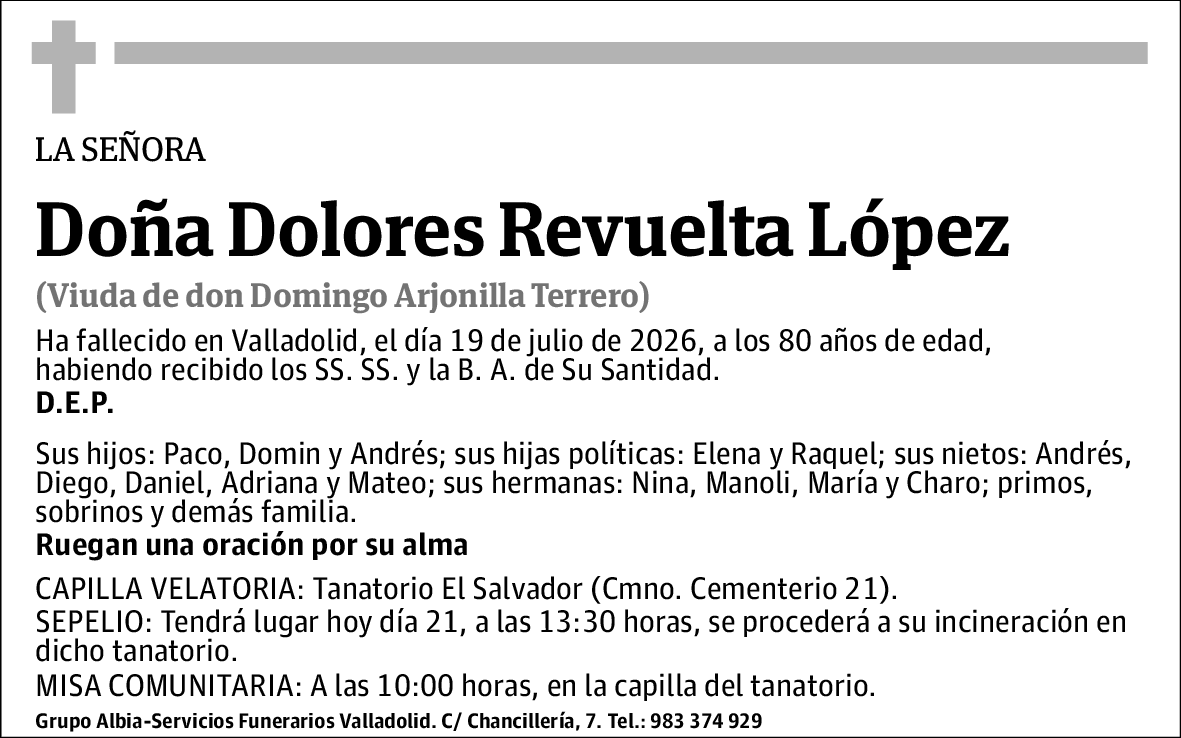 Dolores Revuelta López