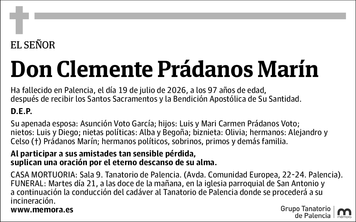 Clemente Prádanos Marín
