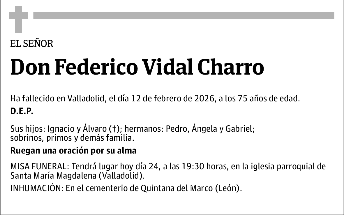 Federico Vidal Charro