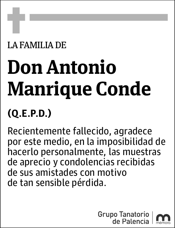 Antonio Manrique Conde