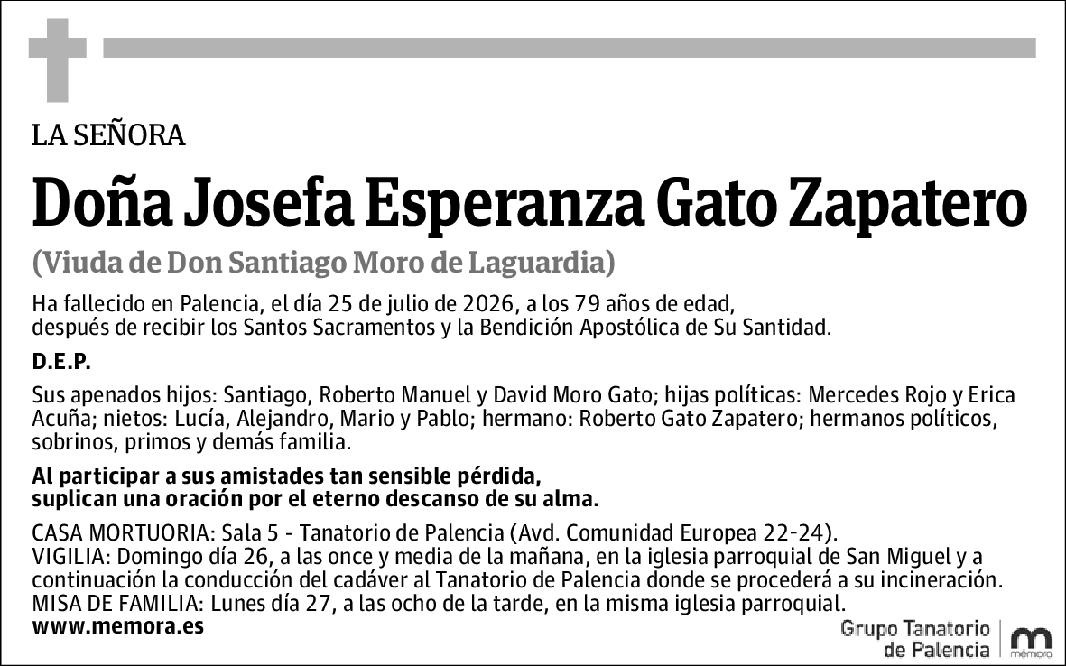 Josefa Esperanza Gato Zapatero