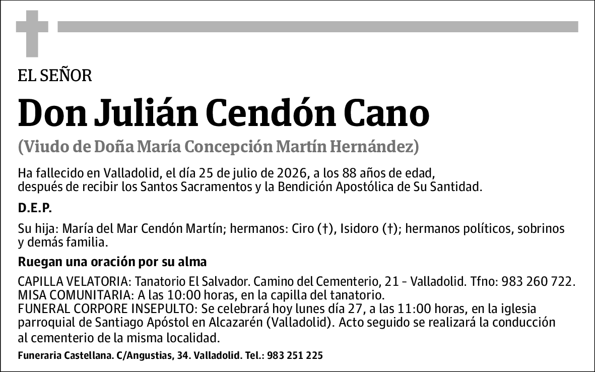 Julián Cendón Cano