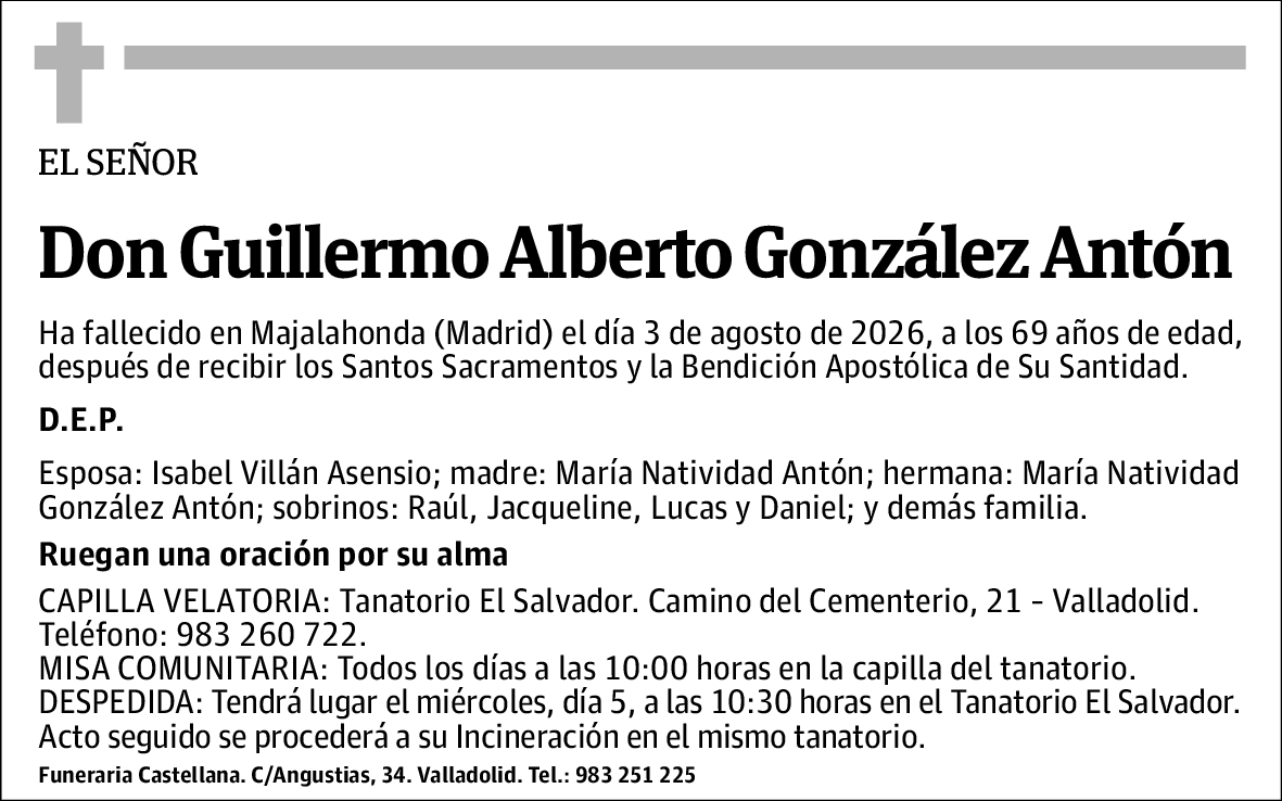 Guillermo Alberto González Antón