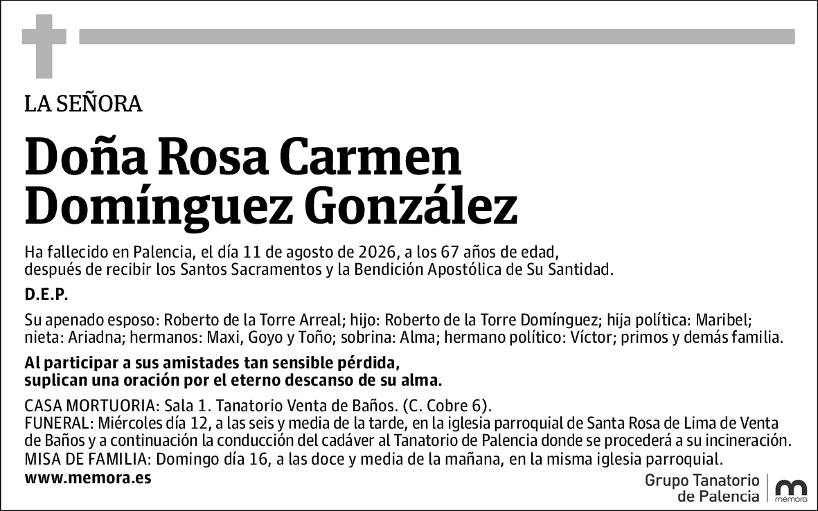 Rosa Carmen Domínguez González