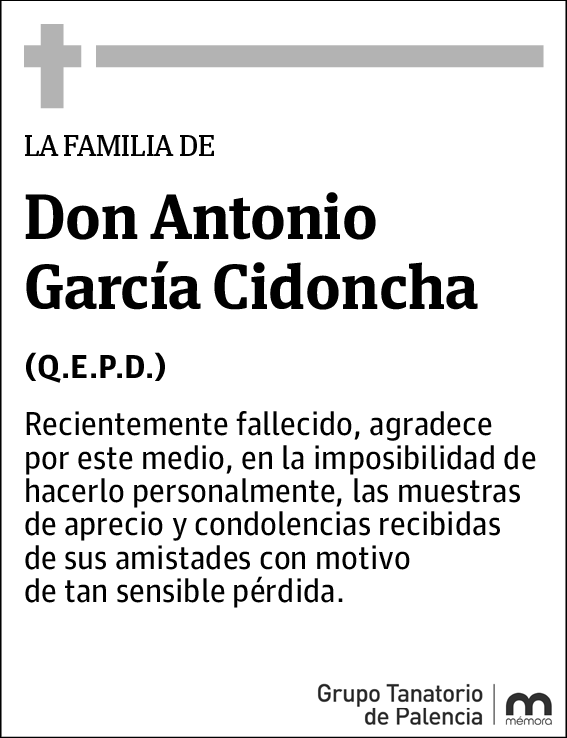 Antonio García Cidoncha