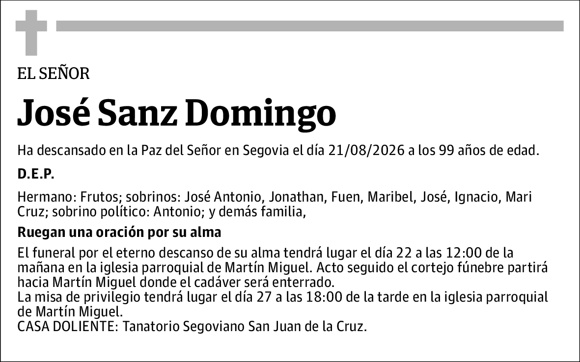 Jose Sanz Domingo