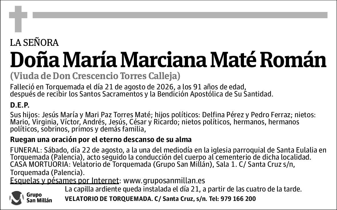 María Marciana Maté Román