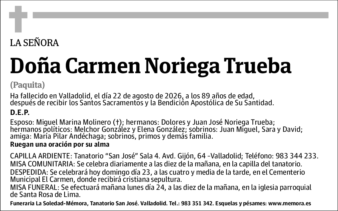 Carmen Noriega Trueba