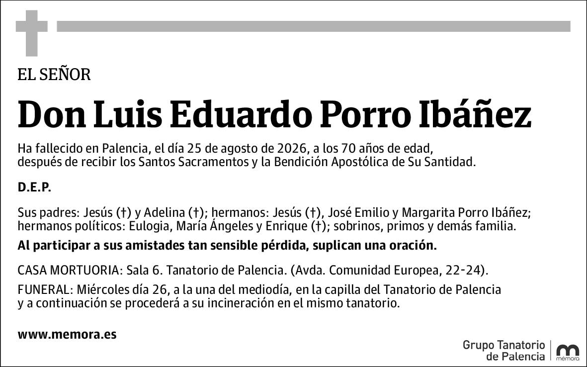 Luis Eduardo Porro Ibáñez