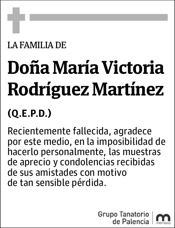 María Victoria Rodríguez Martínez