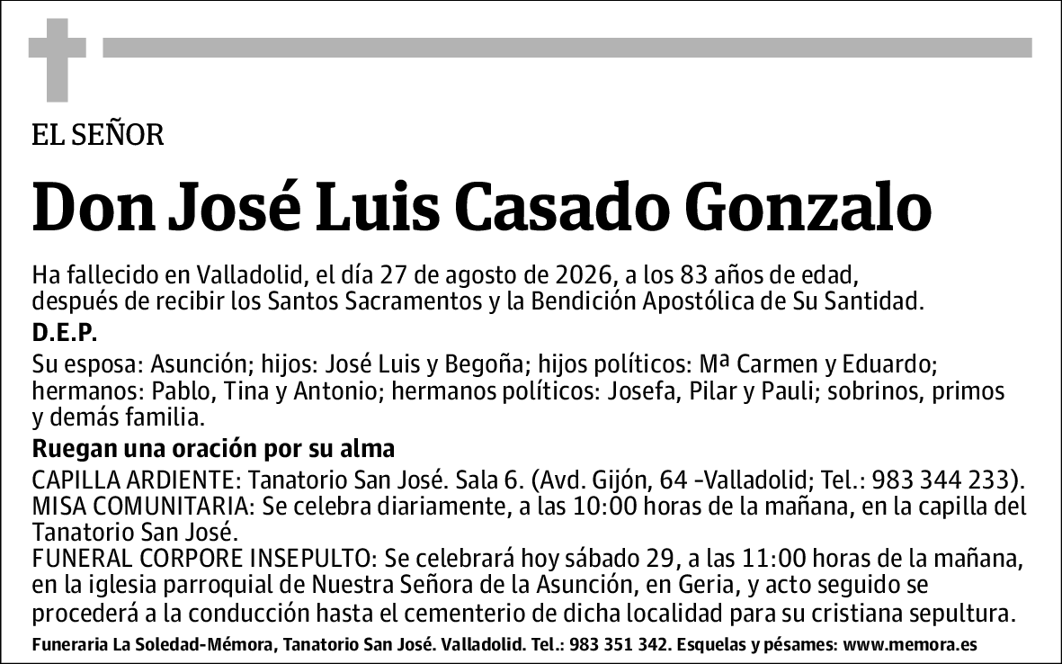 José Luis Casado Gonzalo