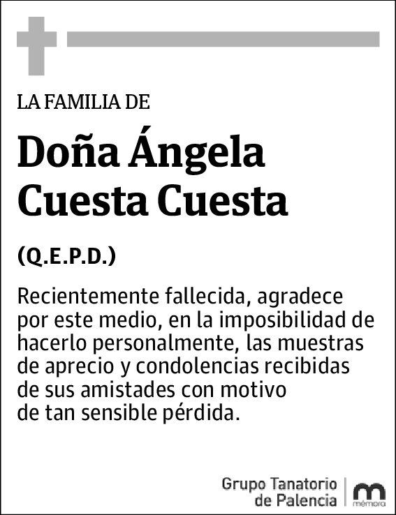 Ángela Cuesta Cuesta
