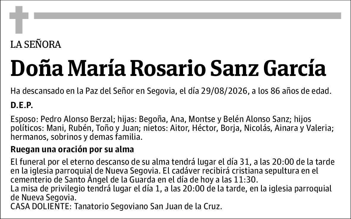 María Rosario Sanz García