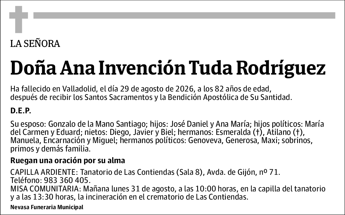 Ana Invención Tuda Rodríguez