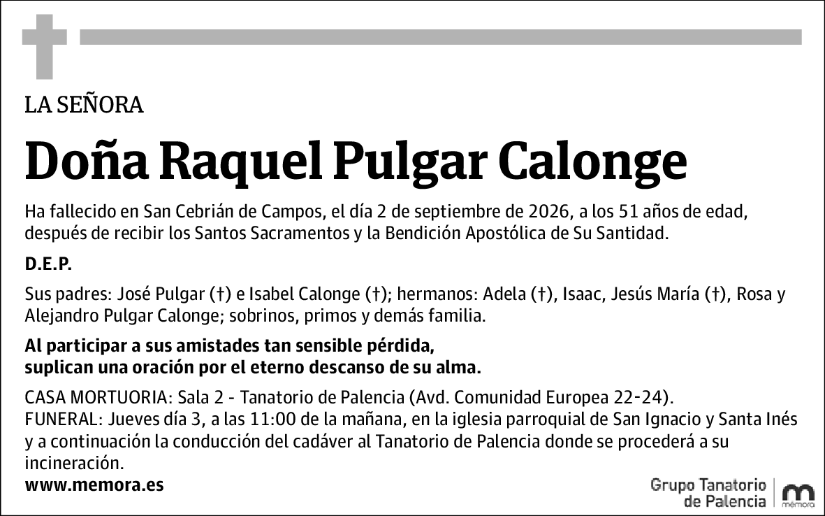 Raquel Pulgar Calonge