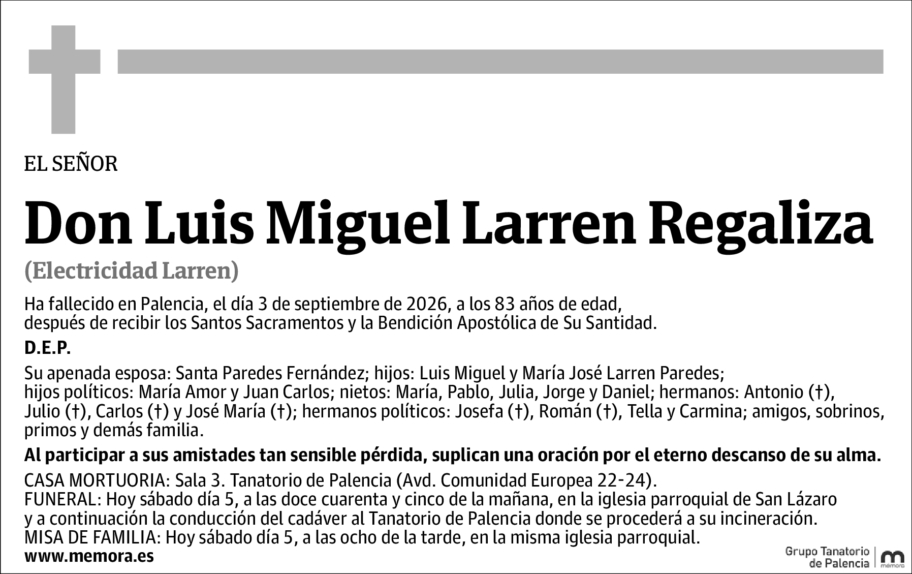 Luis Miguel Larren Regaliza