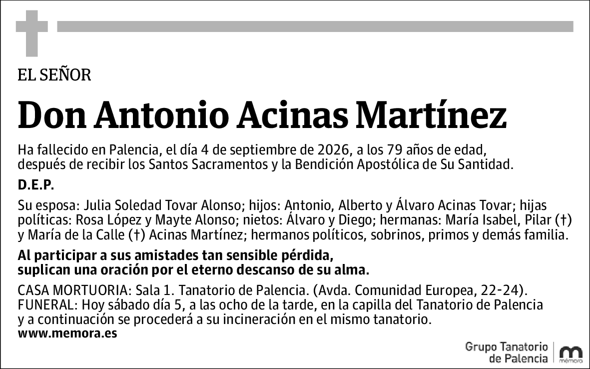 Antonio Acinas Martínez