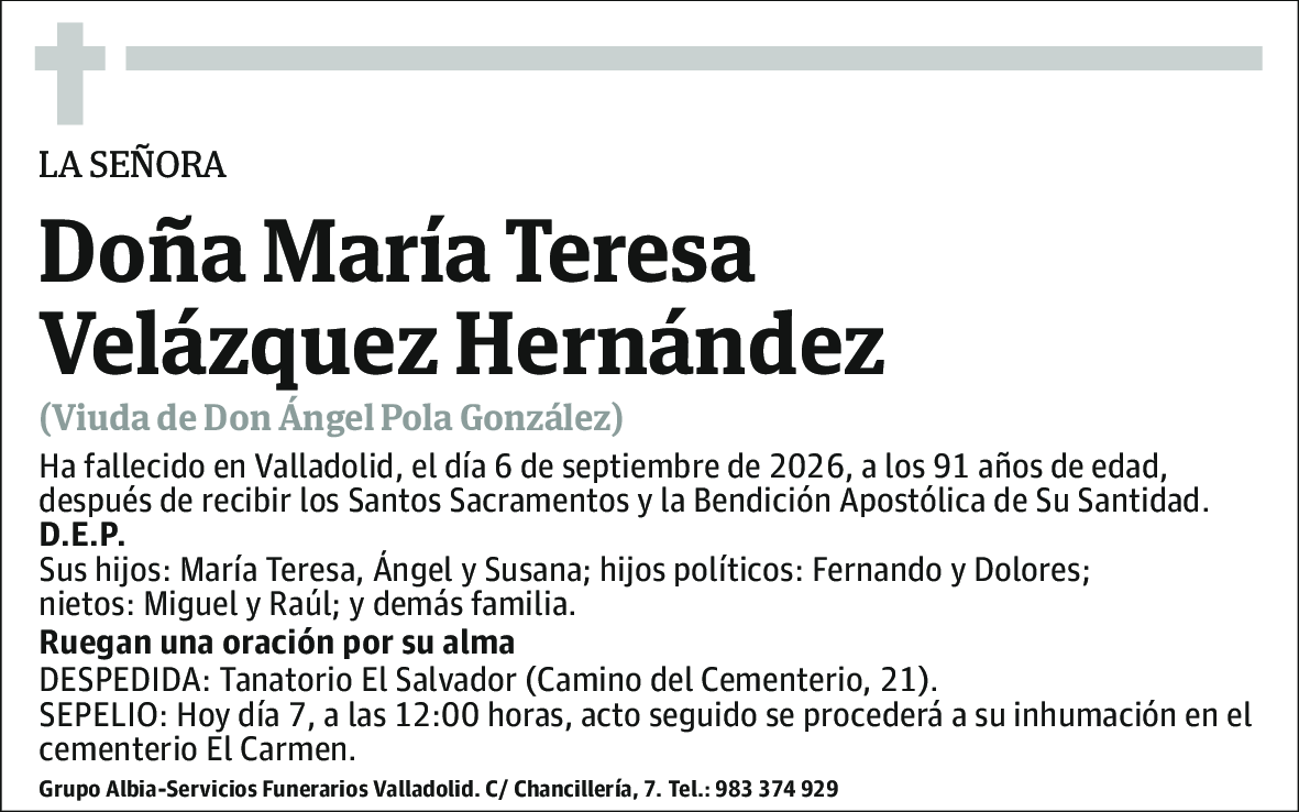 María Teresa Velázquez Hernández