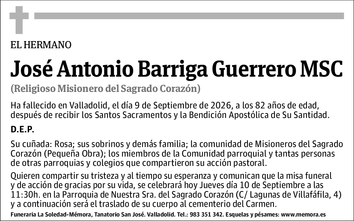 José Antonio Barriga Guerrero Msc