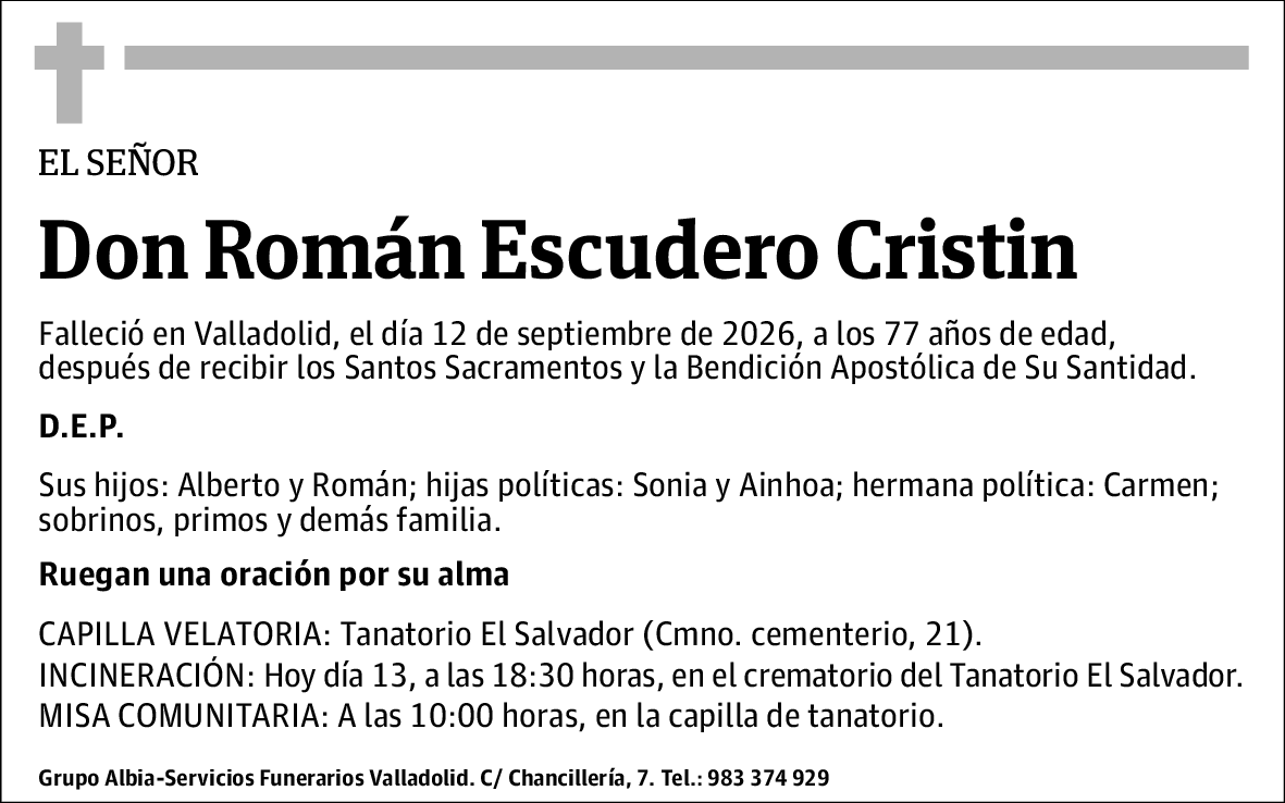 Román Escudero Cristin
