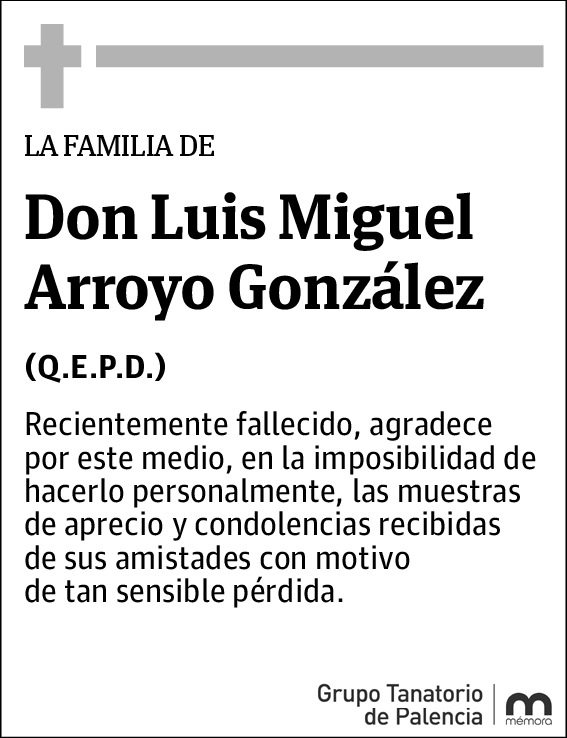 Luis Miguel Arroyo González