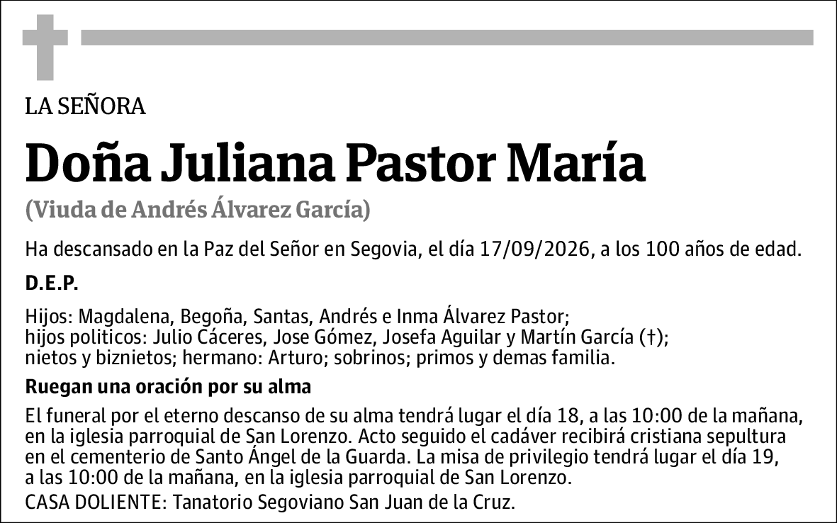 Juliana Pastor María