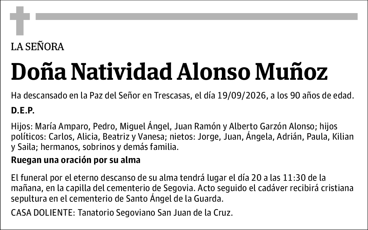 Natividad Alonso Muñoz