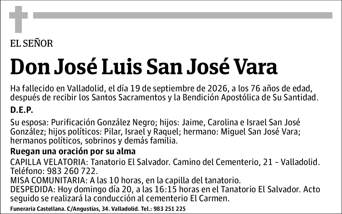 José Luis San José Vara