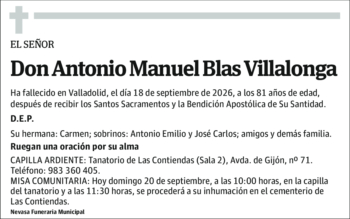 Antonio Manuel Blas Villalonga