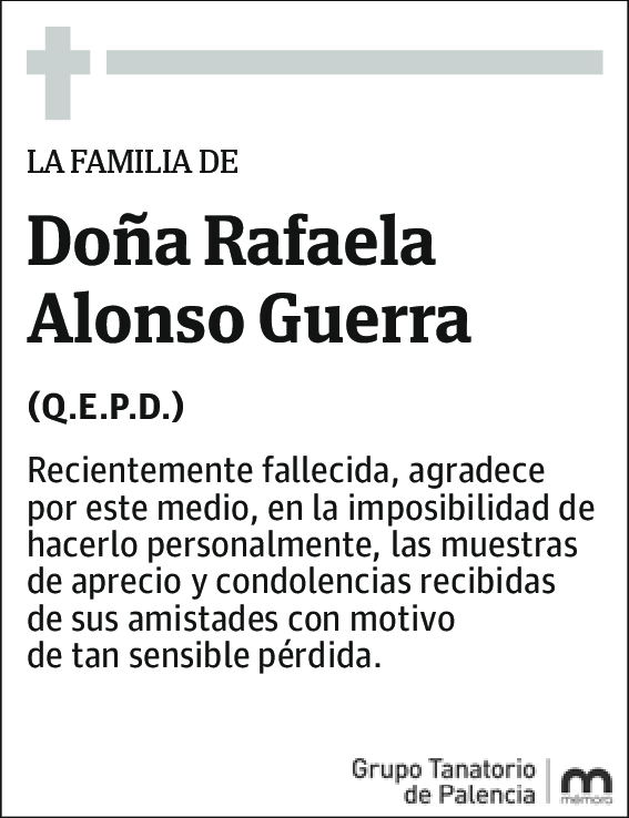Rafaela Alonso Guerra