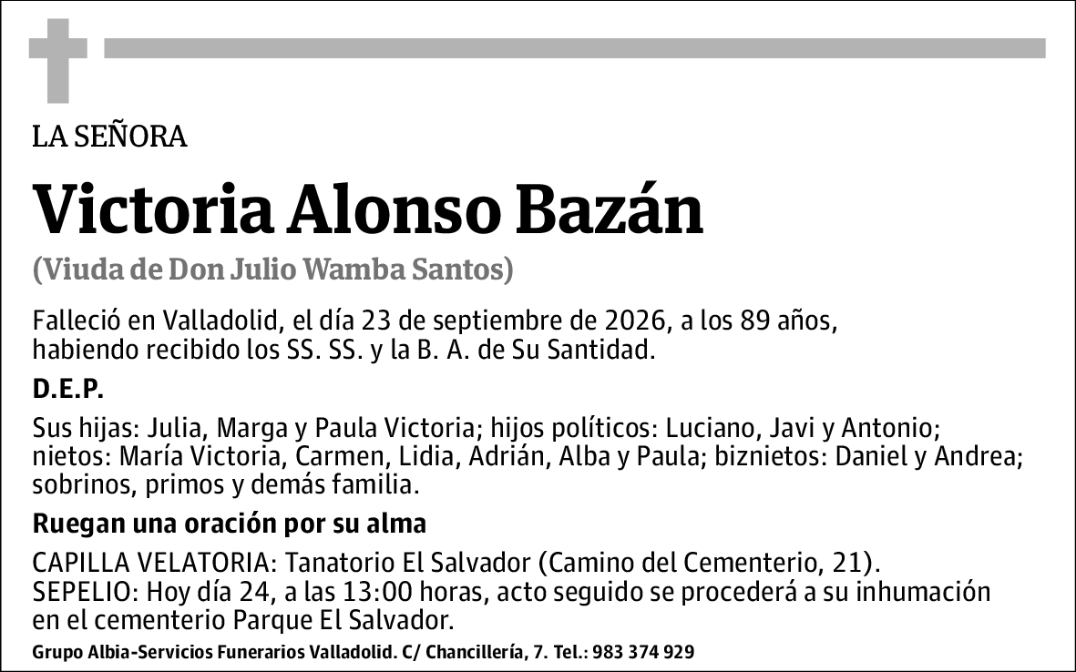 Victoria Alonso Bazán