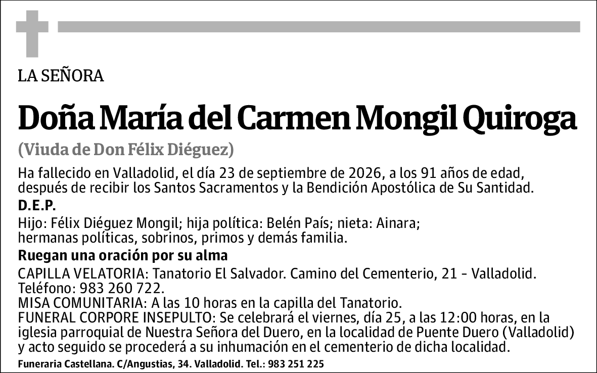 María del Carmen Mongil Quiroga