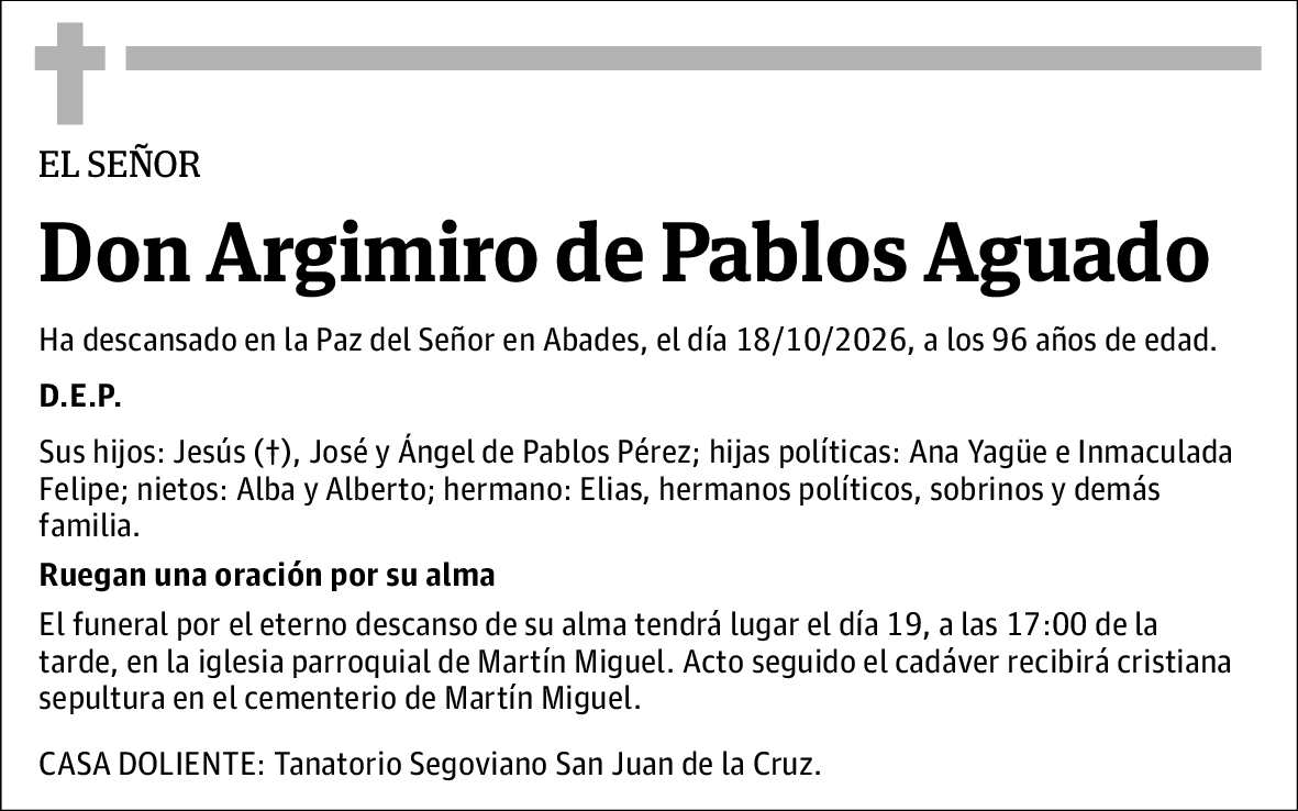 Argimiro de Pablos Aguado