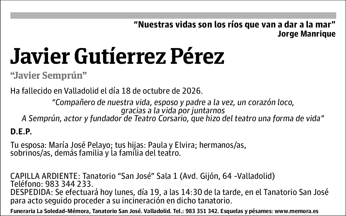 Javier Gutiérrez Pérez