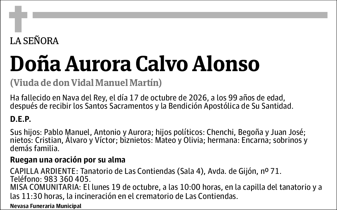 Aurora Calvo Alonso