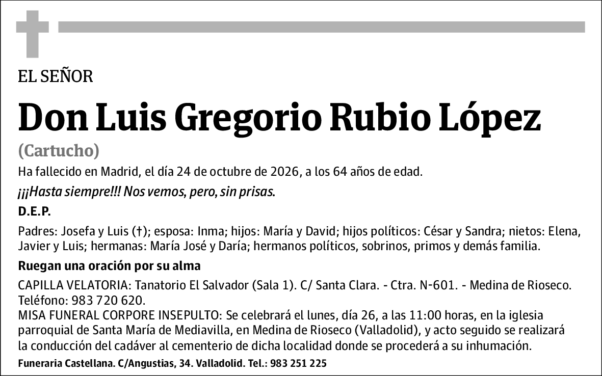 Luis Gregorio Rubio López