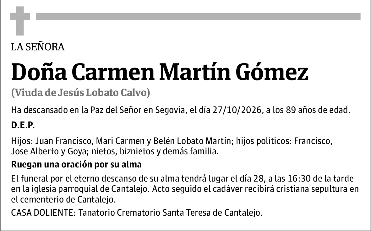 Carmen Martín Gómez