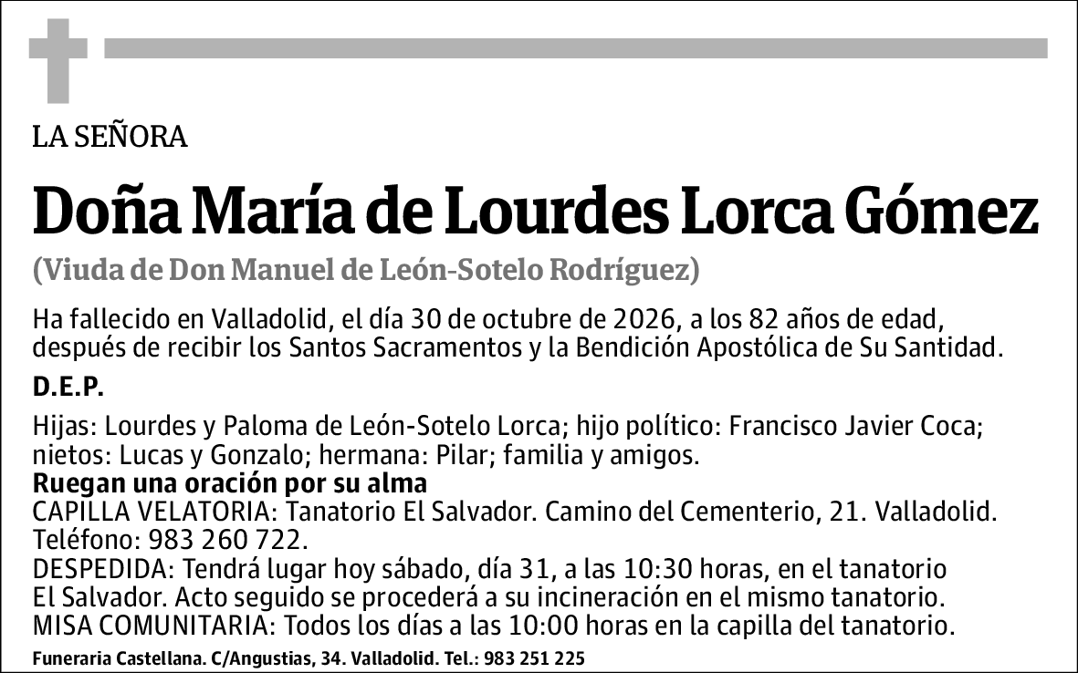 María Lourdes Lorca Gómez