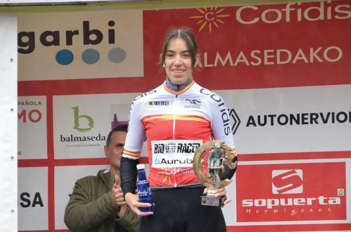 Estela Domínguez se proclamó segunda en la prueba celebrada en Balmaseda /El norte