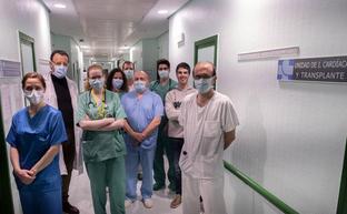 El equipo de la Unidad de Trasplantes del Clínico./Ramón Gómez