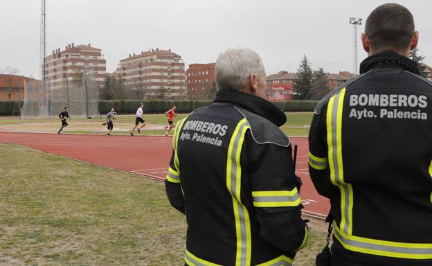 Pruebas físicas para unas anteriores oposiciones del cuerpo de bomberos./MARTA MORAS