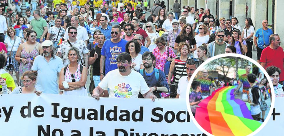 Marcha arcoíris sin dar ni un paso atrás en Palencia