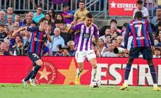 Javi Sánchez, en el partido disputado frente al Barcelona./R. V.